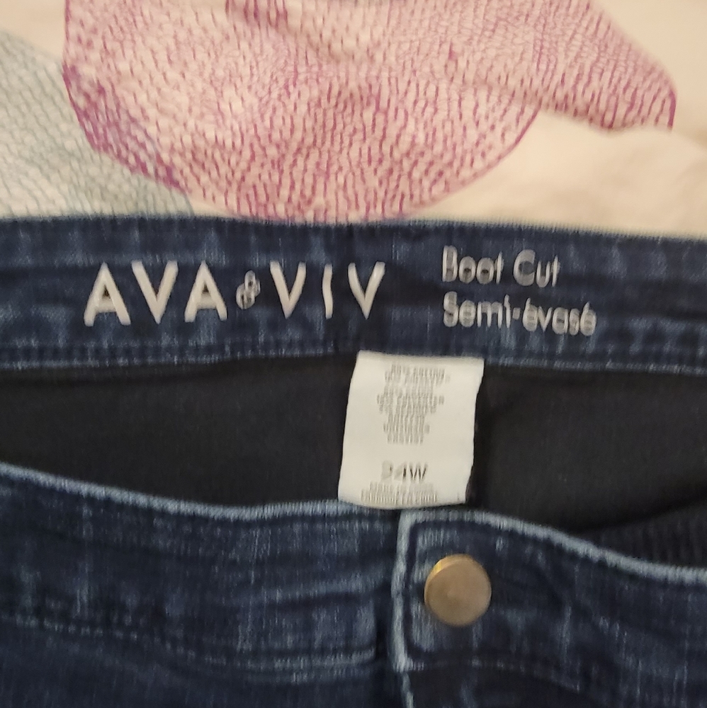 Boot cut denim jeans